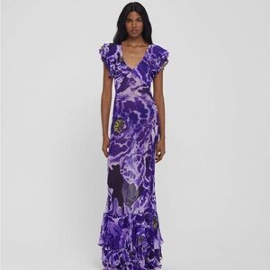Rat & Boa Purple Lucille gown